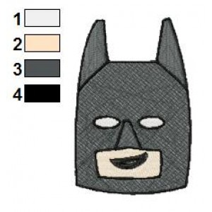 Batman The Lego Movie Embroidery Design